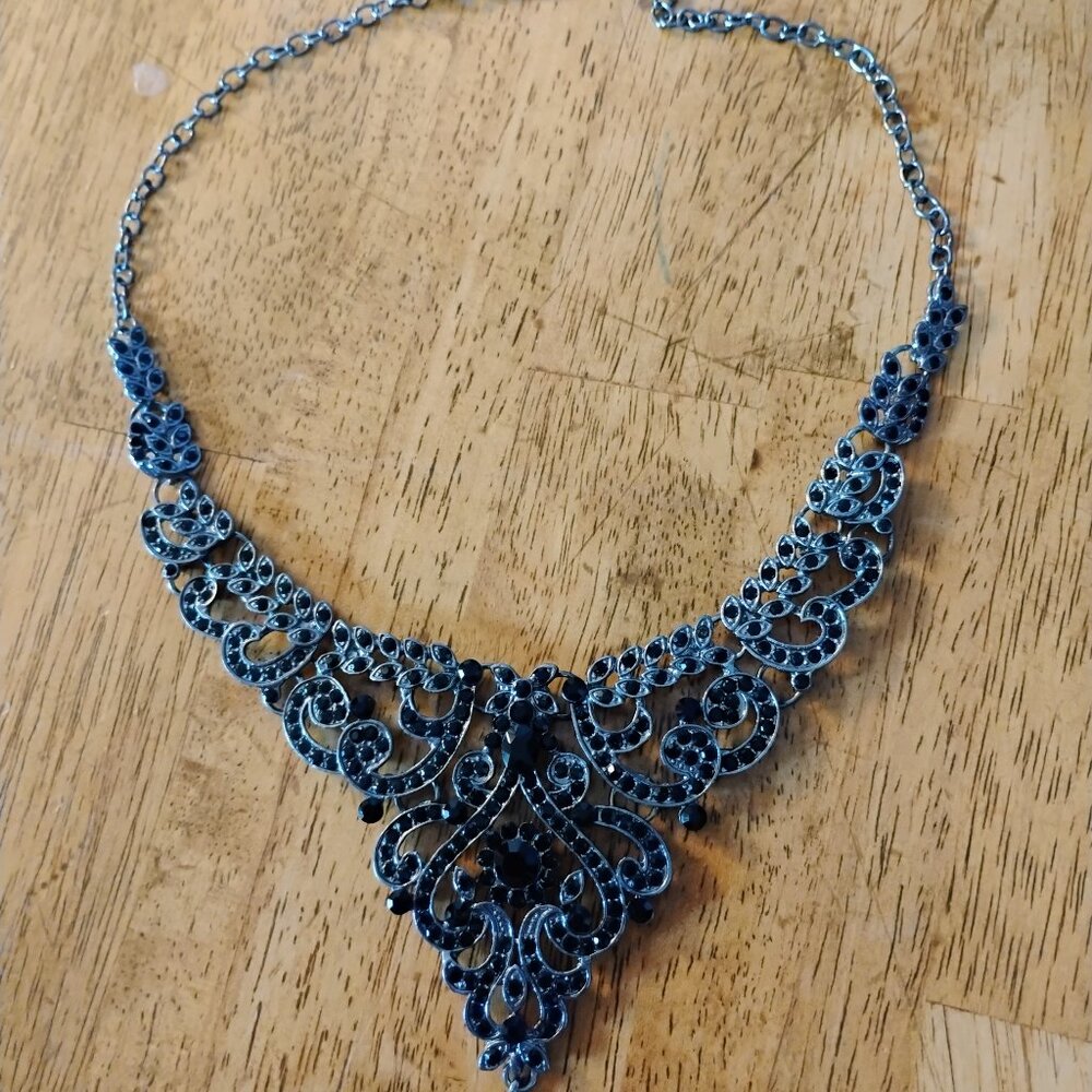 Gothic Style Statement Necklace - image 1